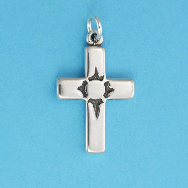 Rosette Cross Charm - Charmworks