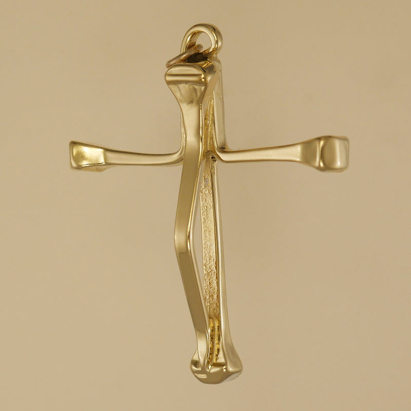 Horseshoe Nail Cross Pendant - Charmworks