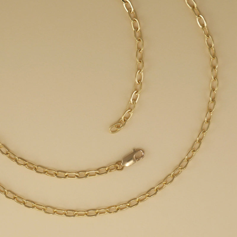 Heavy Drawn Flat Cable Chain - Charmworks