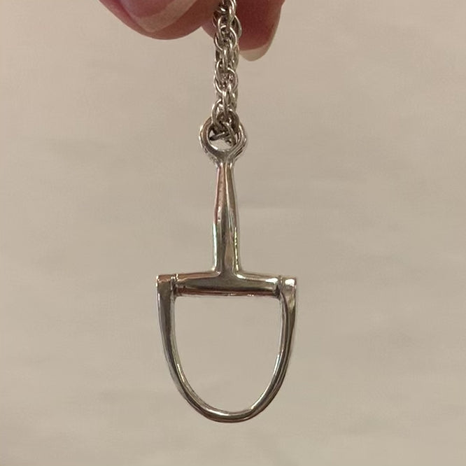 English Bit (One Half) Pendant - Charmworks