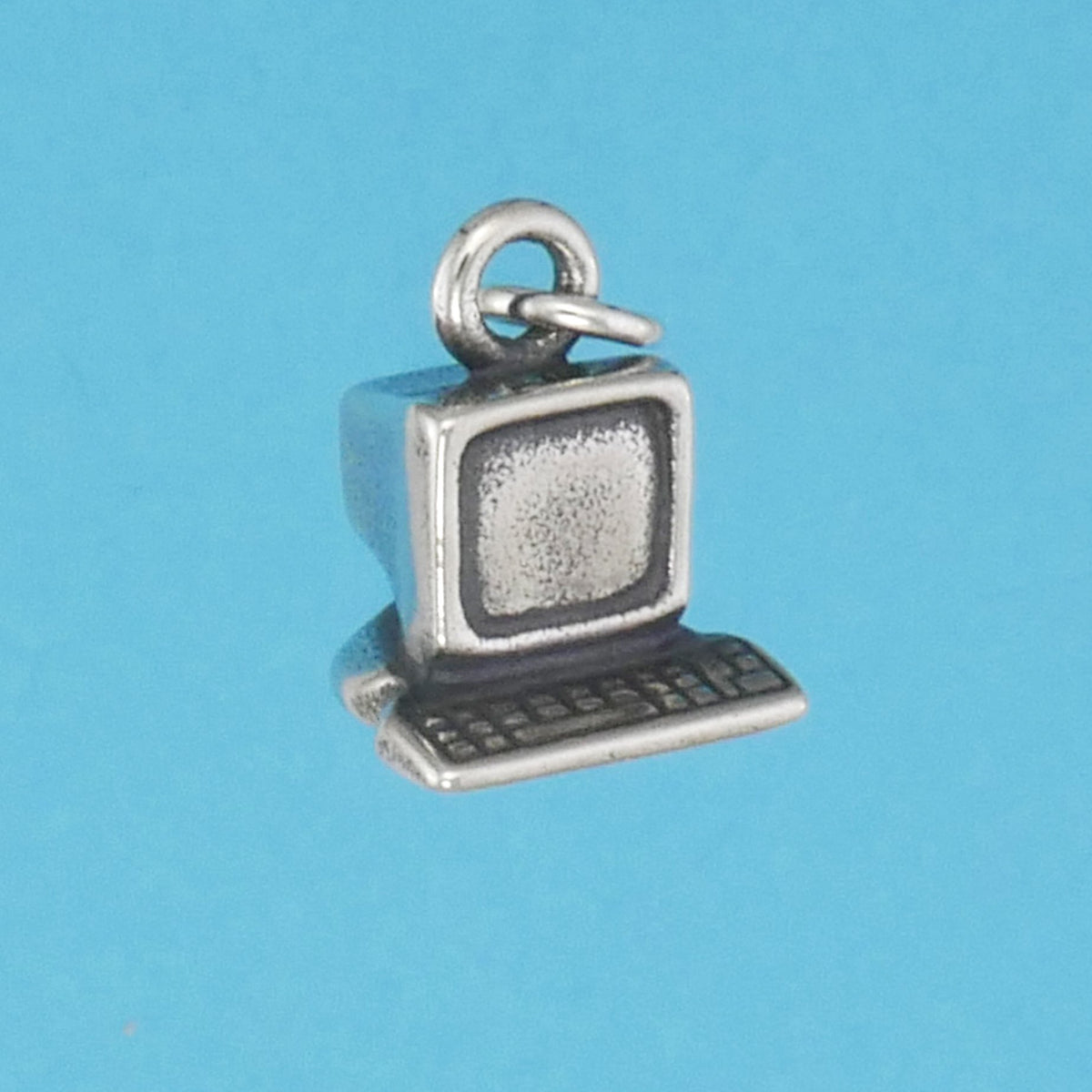 Japan Charm Computer Computer Charm | Retro Jewelry | CharmWorks