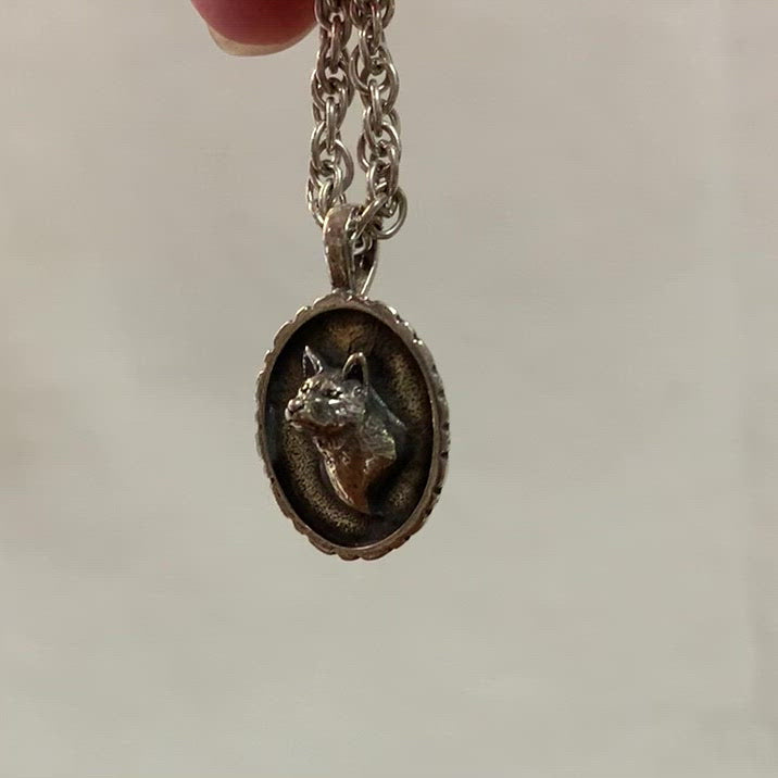 Wolf Cameo Pendant - Charmworks