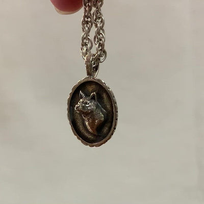 Wolf Cameo Pendant - Charmworks