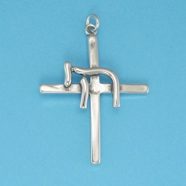 Chai Cross Pendant - Charmworks