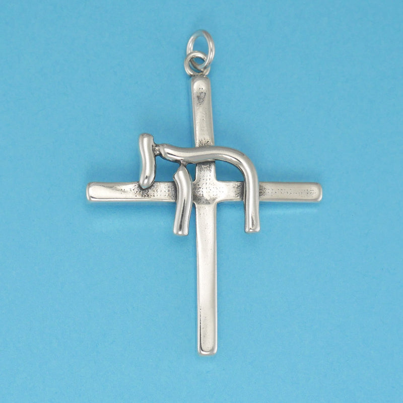 Chai Cross Pendant - Charmworks