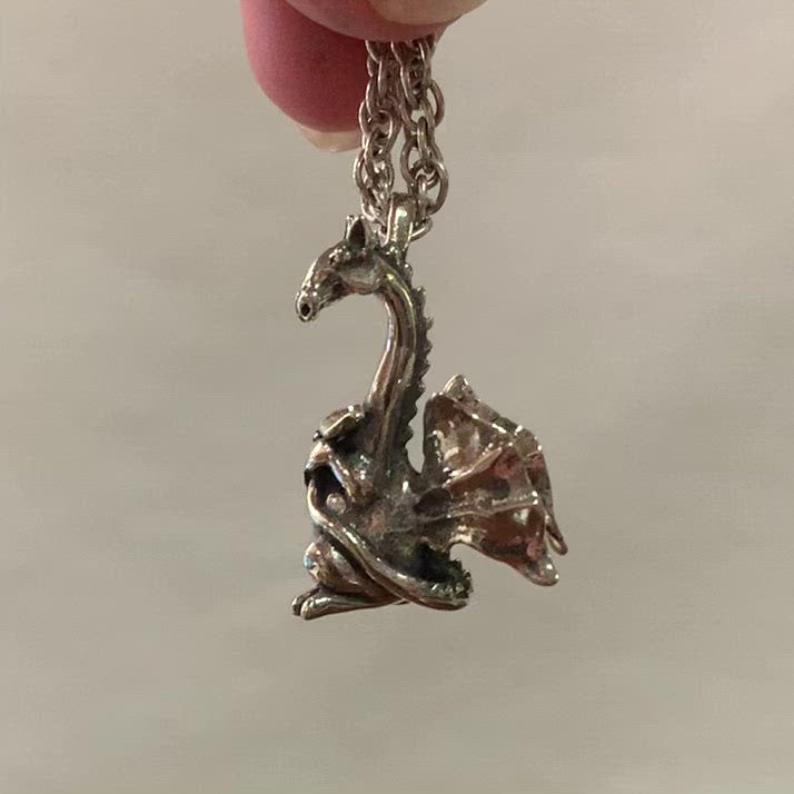 Reticent Dragon Pendant - Charmworks