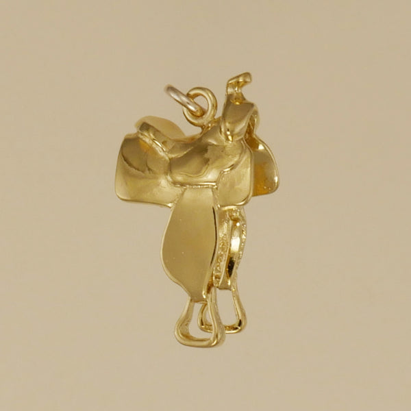 Western Saddle Charm - Charmworks