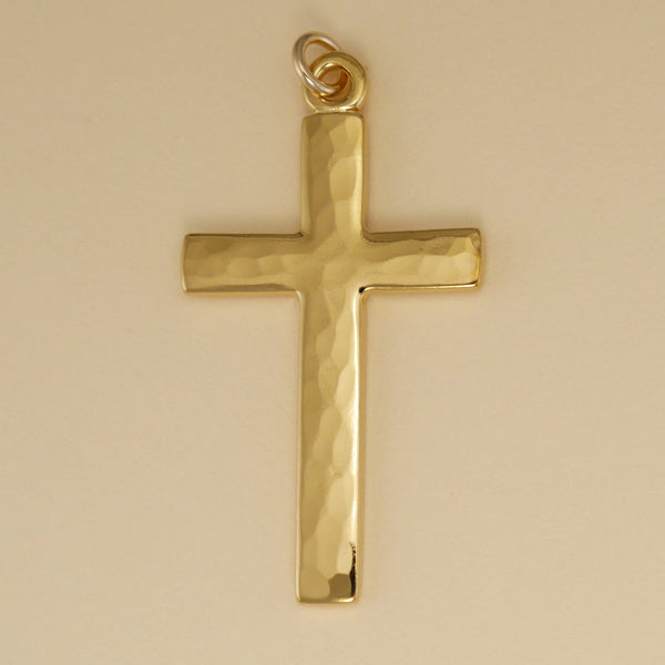 Hand Hammered Cross Pendant - Charmworks