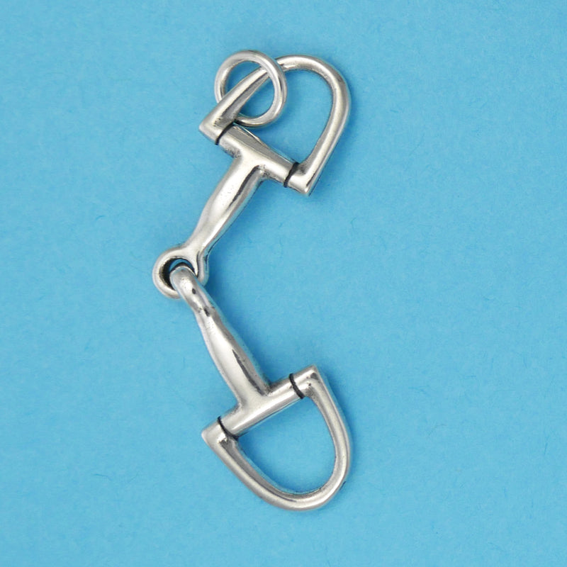 D Ring Snaffle Bit Charm - Charmworks