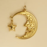 Moon Face Pendant - Charmworks