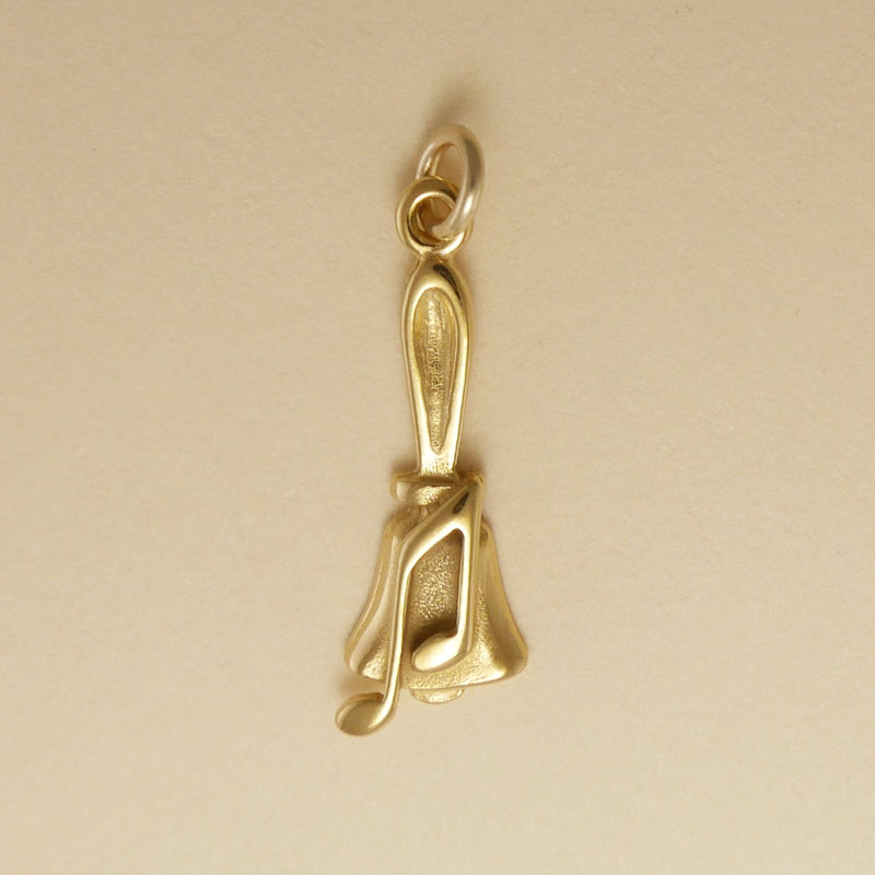 Bell With Note Charm - Charmworks