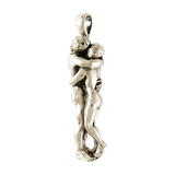 Sterling silver lovers pendant- charmworks