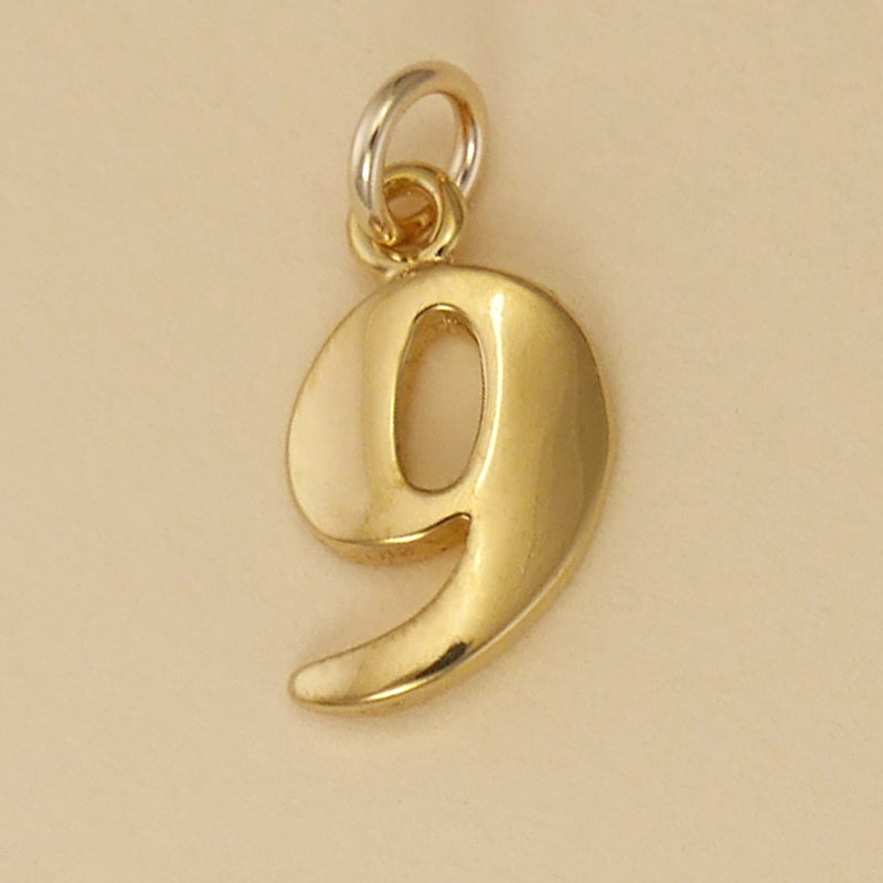 Number Charms | Number Jewelry | CharmWorks Gold Vermeil / 4 - Charmworks
