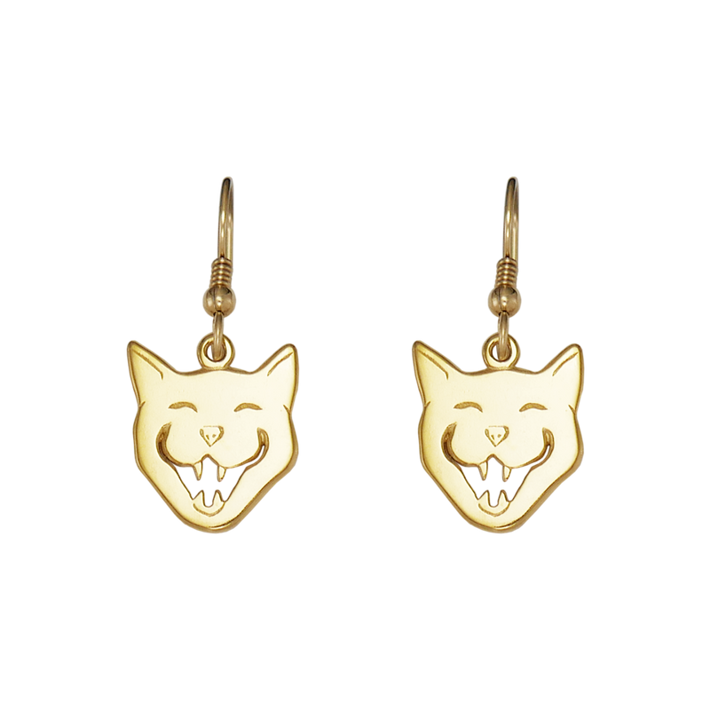 Cackling Cat Earrings - Charmworks