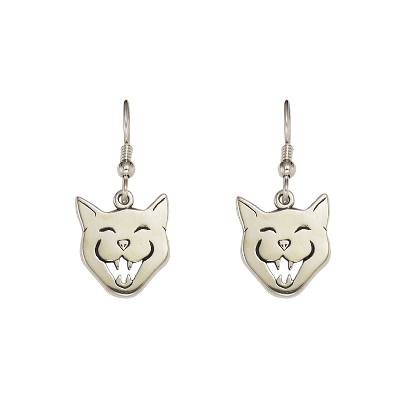 Cackling Cat Earrings - Charmworks