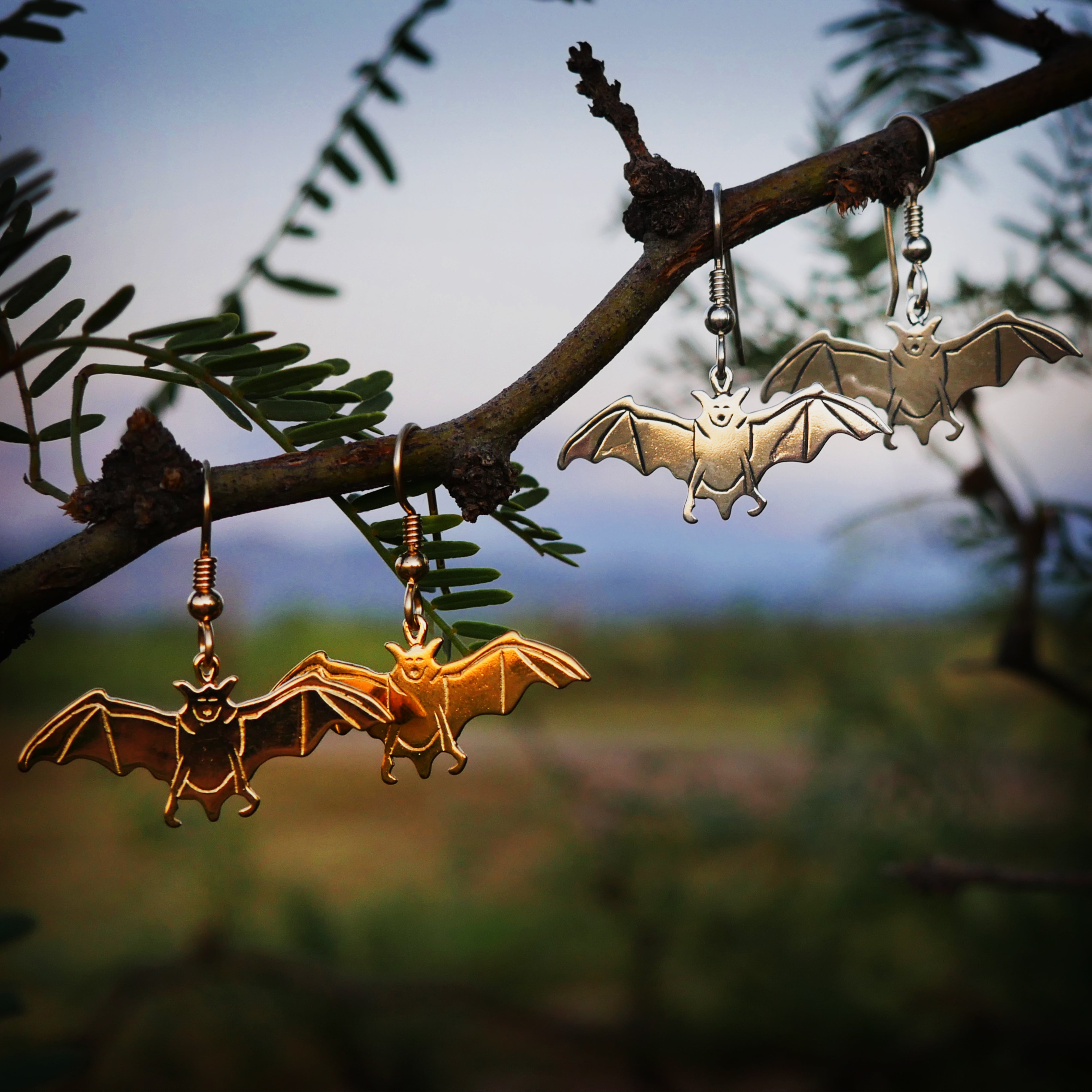 Drive Me Batty Earrings - Charmworks