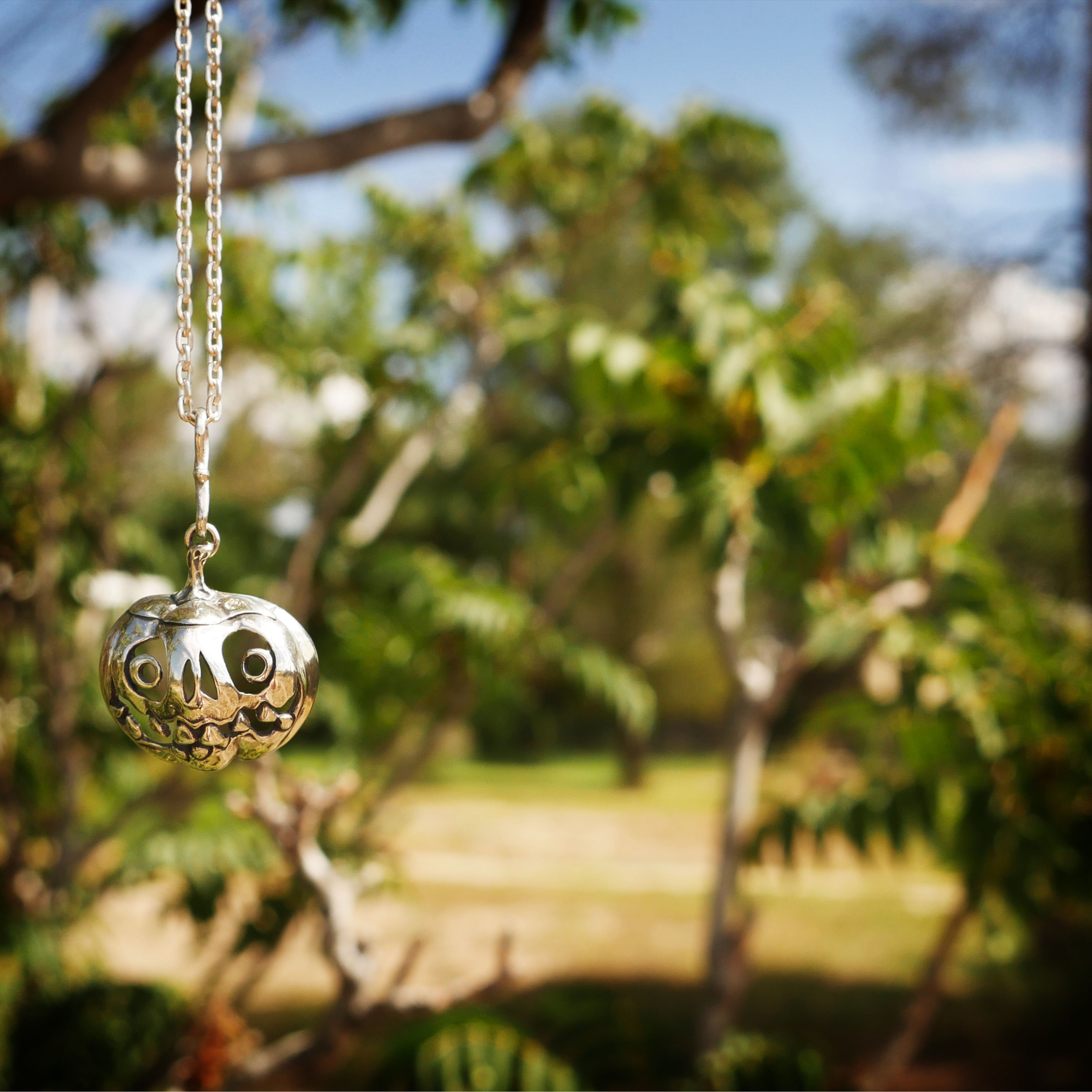 Jack O' Lantern Necklace - Charmworks
