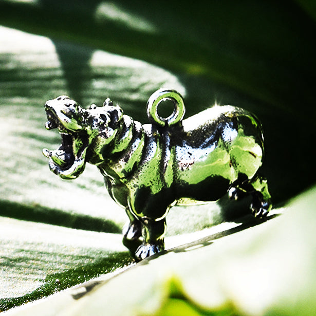 Hippopotamus Pendant - Charmworks