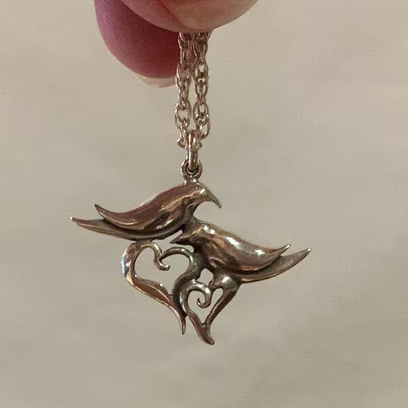 Doves with Hearts - Charmworks