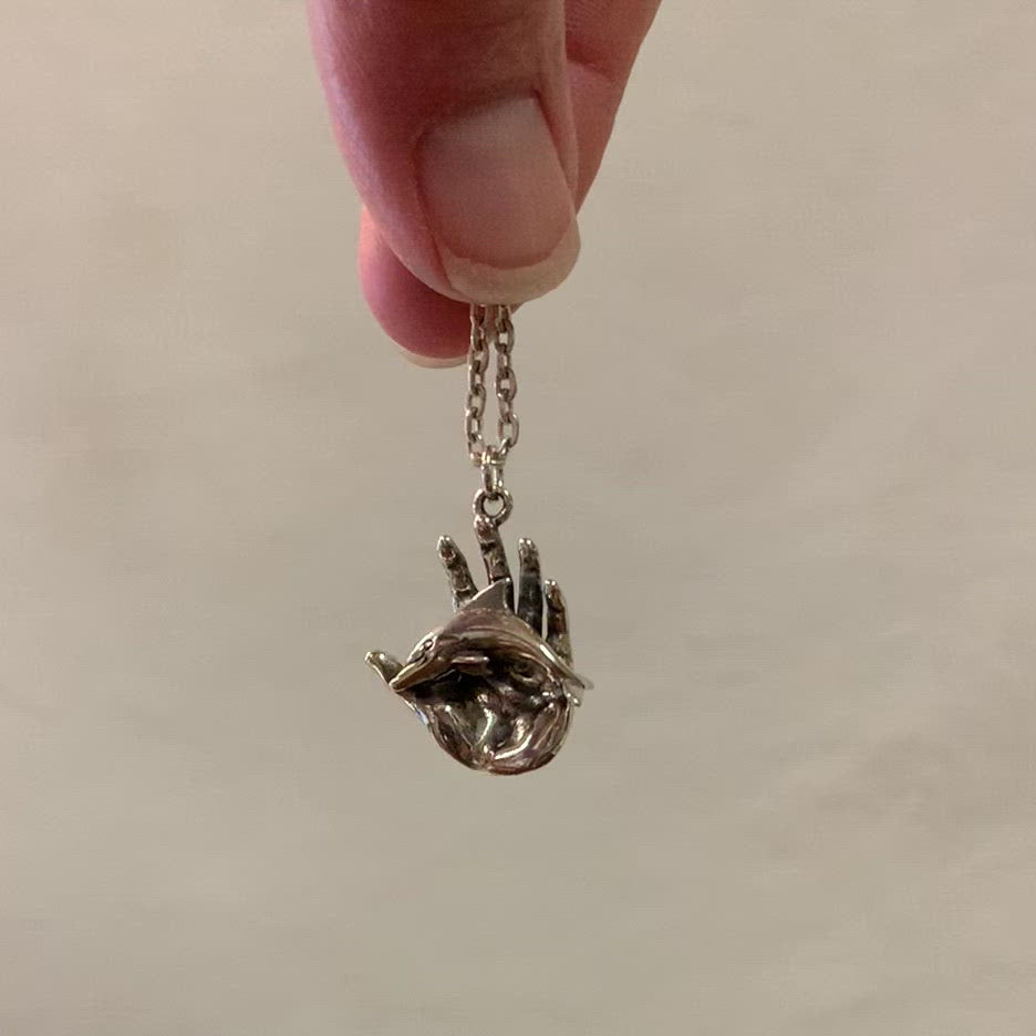 Hand Holding Dolphin - Charmworks